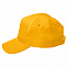 Бейсболка "Fortuna", 5 клиньев, застежка на липучке, желтый, 100% полиэстер, плотность 140 г/м2 с логотипом в Белгороде заказать по выгодной цене в кибермаркете AvroraStore