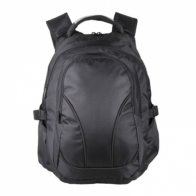 Рюкзак для ноутбука Pensacola, черный с логотипом в Белгороде заказать по выгодной цене в кибермаркете AvroraStore