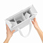 Подарочная коробка-пакет универсальная большая, белая, 295х372х111 мм (с ложементом) с логотипом в Белгороде заказать по выгодной цене в кибермаркете AvroraStore