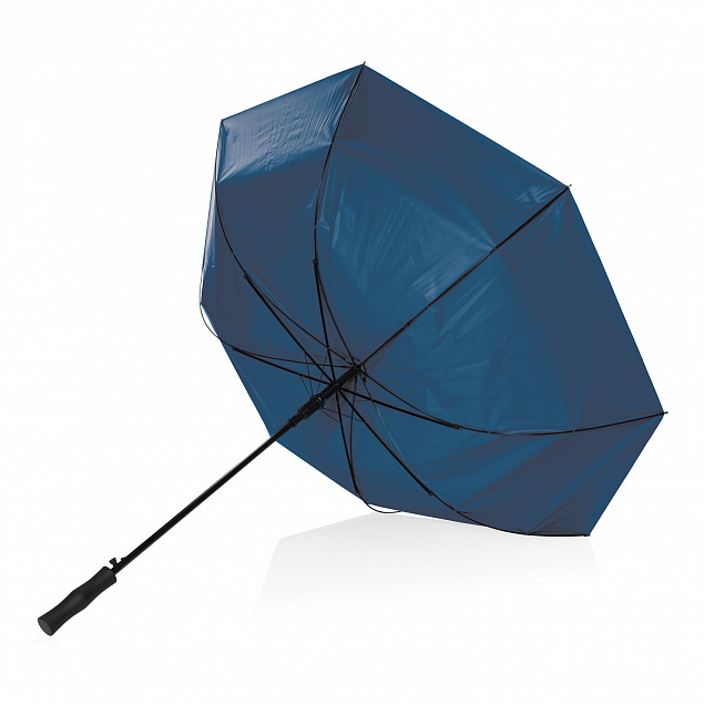 Двухцветный плотный зонт Impact из RPET AWARE™ с автоматическим открыванием, 27" с логотипом в Белгороде заказать по выгодной цене в кибермаркете AvroraStore