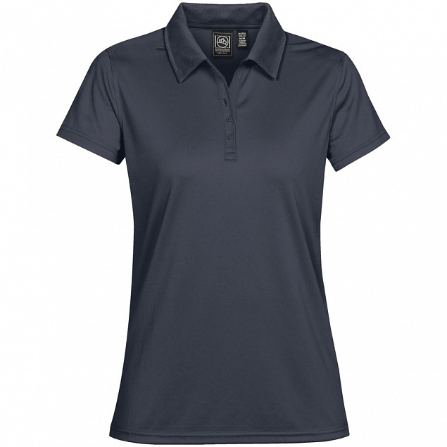 Рубашка поло женская Eclipse H2X-Dry, темно-синяя с логотипом в Белгороде заказать по выгодной цене в кибермаркете AvroraStore