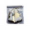 Ёлочная игрушка Ёлочка (белый с золотым ) с логотипом в Белгороде заказать по выгодной цене в кибермаркете AvroraStore
