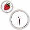 Часы настенные "ПРОМО" разборные ;  белый, D28,5 см; пластик с логотипом в Белгороде заказать по выгодной цене в кибермаркете AvroraStore