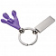 Брелок рука CrisMa, фиолетовый с логотипом в Белгороде заказать по выгодной цене в кибермаркете AvroraStore