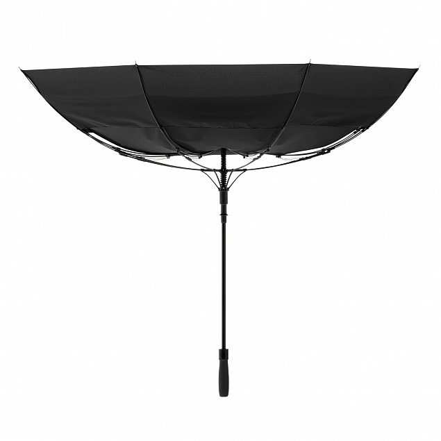 Зонт-трость Bora, черный с логотипом в Белгороде заказать по выгодной цене в кибермаркете AvroraStore