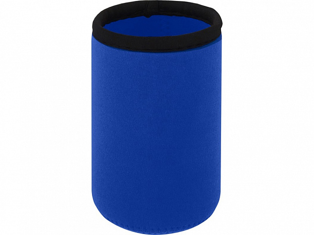 Vrie Держатель-рукав для жестяных банок из переработанного неопрена, синий с логотипом в Белгороде заказать по выгодной цене в кибермаркете AvroraStore