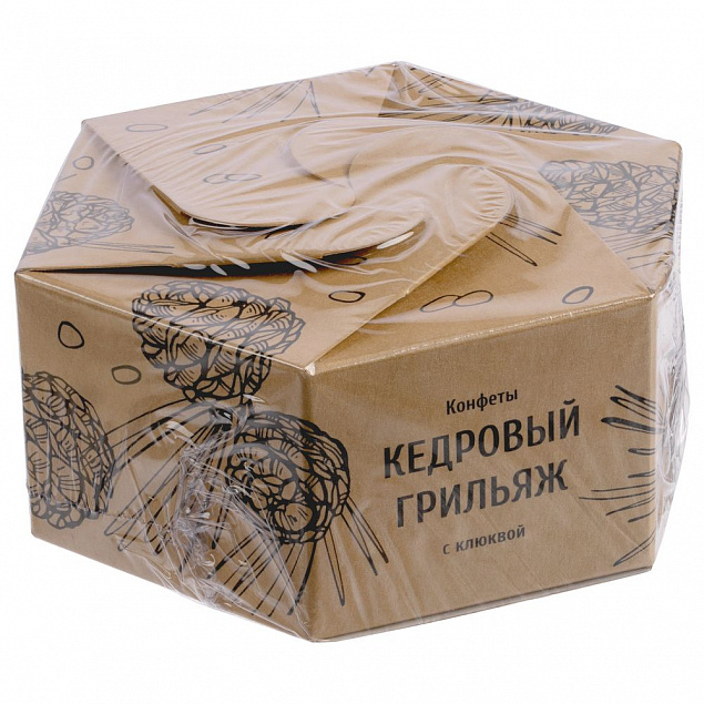 Конфеты «Кедровый грильяж» с клюквой с логотипом в Белгороде заказать по выгодной цене в кибермаркете AvroraStore