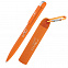 Набор ручка + зарядное устройство 2800 mAh в футляре, оранжевый, покрытие soft touch с логотипом в Белгороде заказать по выгодной цене в кибермаркете AvroraStore