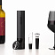 Набор для вина с электрическим штопором Sacramento, черный с логотипом в Белгороде заказать по выгодной цене в кибермаркете AvroraStore