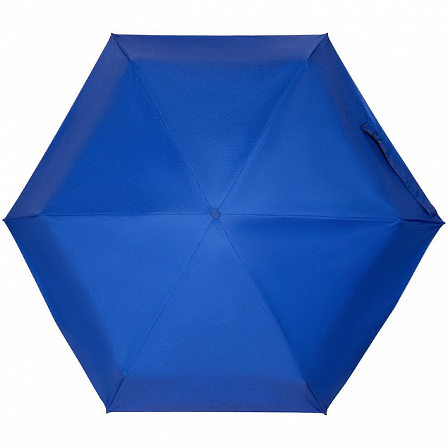Зонт складной Color Action, в кейсе, синий с логотипом в Белгороде заказать по выгодной цене в кибермаркете AvroraStore