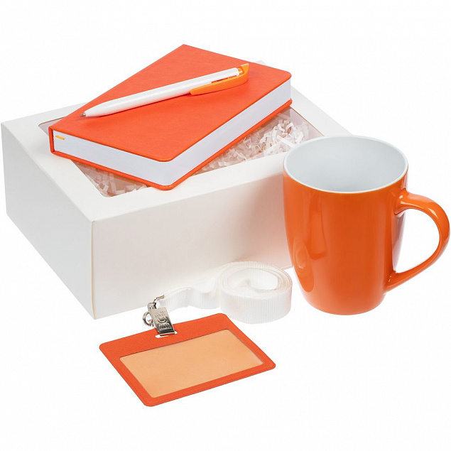 Набор Hop In, оранжевый с логотипом в Белгороде заказать по выгодной цене в кибермаркете AvroraStore