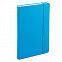 Бизнес-блокнот А5 FLIPPY, голубой, твердая обложка, в линейку с логотипом в Белгороде заказать по выгодной цене в кибермаркете AvroraStore