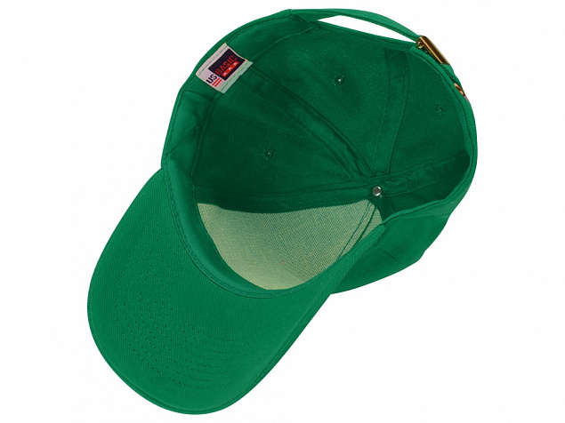 Бейсболка Florida 5-ти панельная, зеленый с логотипом в Белгороде заказать по выгодной цене в кибермаркете AvroraStore