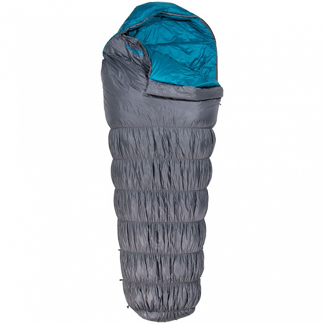 Спальный мешок Klymit KSB 35, серо-голубой с логотипом в Белгороде заказать по выгодной цене в кибермаркете AvroraStore