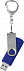 Флешка Double Twist 16 Гб синяя с логотипом в Белгороде заказать по выгодной цене в кибермаркете AvroraStore