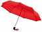 Зонт Ida трехсекционный 21,5, красный с логотипом в Белгороде заказать по выгодной цене в кибермаркете AvroraStore