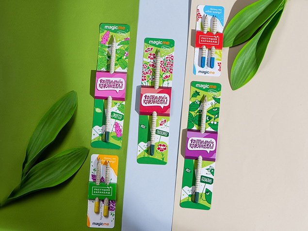 «Растущий карандаш» с семенами гвоздики с логотипом в Белгороде заказать по выгодной цене в кибермаркете AvroraStore