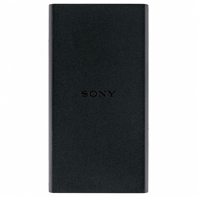 Внешний аккумулятор Sony 10000 мАч, черный с логотипом в Белгороде заказать по выгодной цене в кибермаркете AvroraStore