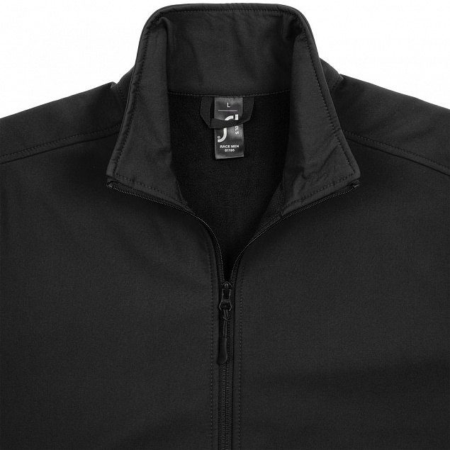 Куртка мужская RACE MEN черная с логотипом в Белгороде заказать по выгодной цене в кибермаркете AvroraStore
