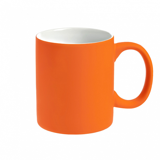 Кружка Bonn Soft - Оранжевый OO с логотипом в Белгороде заказать по выгодной цене в кибермаркете AvroraStore
