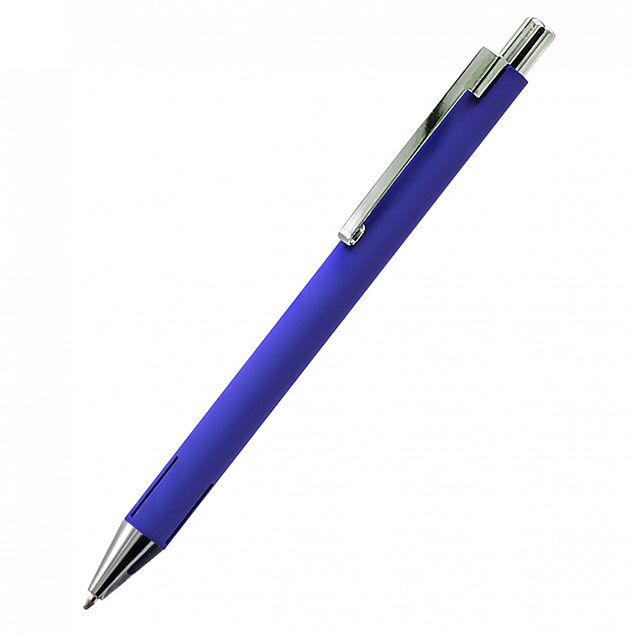Ручка металлическая Elegant Soft - Синий HH с логотипом в Белгороде заказать по выгодной цене в кибермаркете AvroraStore