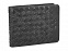 Бумажник Mano Don Luca, натуральная кожа в черном цвете, 12,5 х 9,7 см с логотипом в Белгороде заказать по выгодной цене в кибермаркете AvroraStore