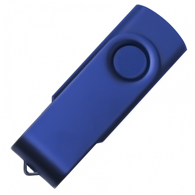 USB flash-карта DOT (8Гб), синий, 5,8х2х1,1см, пластик, металл с логотипом в Белгороде заказать по выгодной цене в кибермаркете AvroraStore