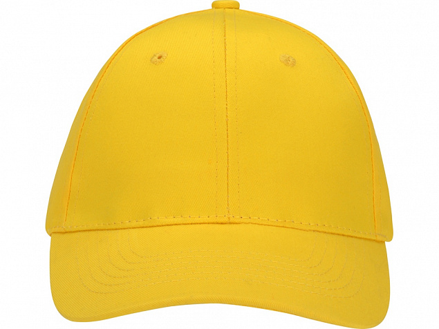 Бейсболка Detroit 6-ти панельная, желтый с логотипом в Белгороде заказать по выгодной цене в кибермаркете AvroraStore