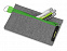 Универсальный пенал из переработанного полиэстера RPET Holder, серый/зеленый с логотипом в Белгороде заказать по выгодной цене в кибермаркете AvroraStore