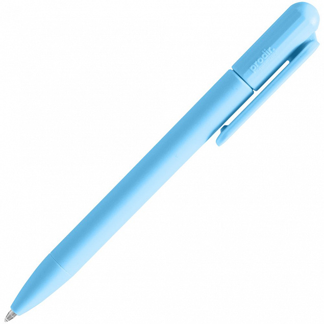 Ручка шариковая Prodir DS6S TMM, голубая с логотипом в Белгороде заказать по выгодной цене в кибермаркете AvroraStore