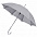Зонт-трость SILVER, пластиковая ручка, полуавтомат с логотипом в Белгороде заказать по выгодной цене в кибермаркете AvroraStore