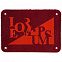 Лейбл кожаный Beta, XL, красный с логотипом в Белгороде заказать по выгодной цене в кибермаркете AvroraStore