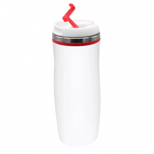 Термокружка Latte - Красный PP с логотипом в Белгороде заказать по выгодной цене в кибермаркете AvroraStore