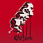 Футболка «Меламед. Kraftwerk», красная с логотипом в Белгороде заказать по выгодной цене в кибермаркете AvroraStore