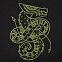 Толстовка «Полинезийский дракон», черная с логотипом в Белгороде заказать по выгодной цене в кибермаркете AvroraStore