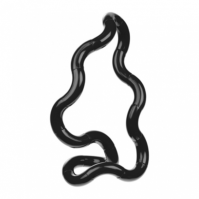 Антистресс «Змейка», черный с логотипом в Белгороде заказать по выгодной цене в кибермаркете AvroraStore