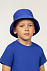 Панама детская Bizbolka Challenge Kids, голубая с логотипом в Белгороде заказать по выгодной цене в кибермаркете AvroraStore