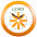Часы настенные Vivid large, белые с логотипом в Белгороде заказать по выгодной цене в кибермаркете AvroraStore