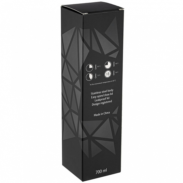 Термос Gems Black Morion, черный морион с логотипом в Белгороде заказать по выгодной цене в кибермаркете AvroraStore