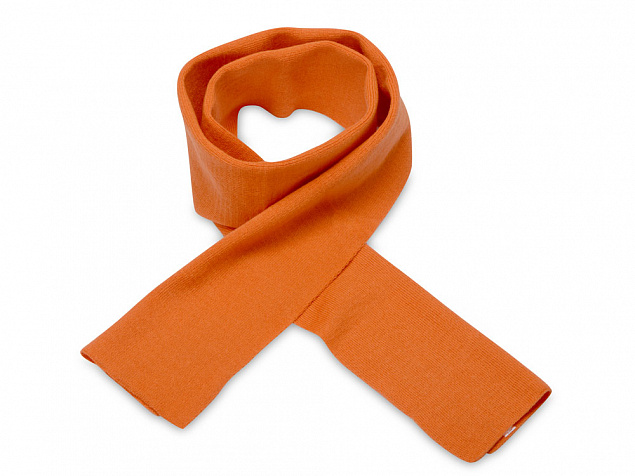 Шарф Dunant, оранжевый с логотипом в Белгороде заказать по выгодной цене в кибермаркете AvroraStore