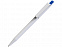 Ручка пластиковая шариковая Xelo White с логотипом в Белгороде заказать по выгодной цене в кибермаркете AvroraStore