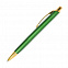 Шариковая ручка Cardin, зеленая/золото с логотипом в Белгороде заказать по выгодной цене в кибермаркете AvroraStore