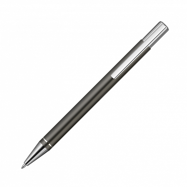 Шариковая ручка Regatta, серая с логотипом в Белгороде заказать по выгодной цене в кибермаркете AvroraStore
