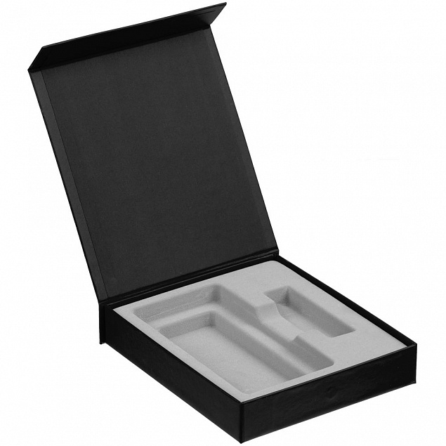 Коробка Rapture для аккумулятора 10000 мАч и флешки, черная с логотипом в Белгороде заказать по выгодной цене в кибермаркете AvroraStore