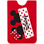 Чехол для карточки Minnie and Mickey, красный с логотипом в Белгороде заказать по выгодной цене в кибермаркете AvroraStore