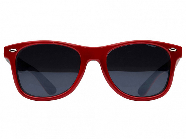 Очки солнцезащитные Crockett, красный/черный с логотипом в Белгороде заказать по выгодной цене в кибермаркете AvroraStore