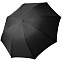 Зонт-трость Fiber Flex, черный с логотипом в Белгороде заказать по выгодной цене в кибермаркете AvroraStore