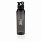 Герметичная бутылка для воды из AS-пластика, черная с логотипом в Белгороде заказать по выгодной цене в кибермаркете AvroraStore