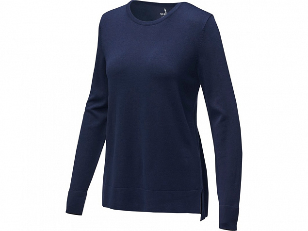 Пуловер Merrit с круглым вырезом, женский с логотипом в Белгороде заказать по выгодной цене в кибермаркете AvroraStore