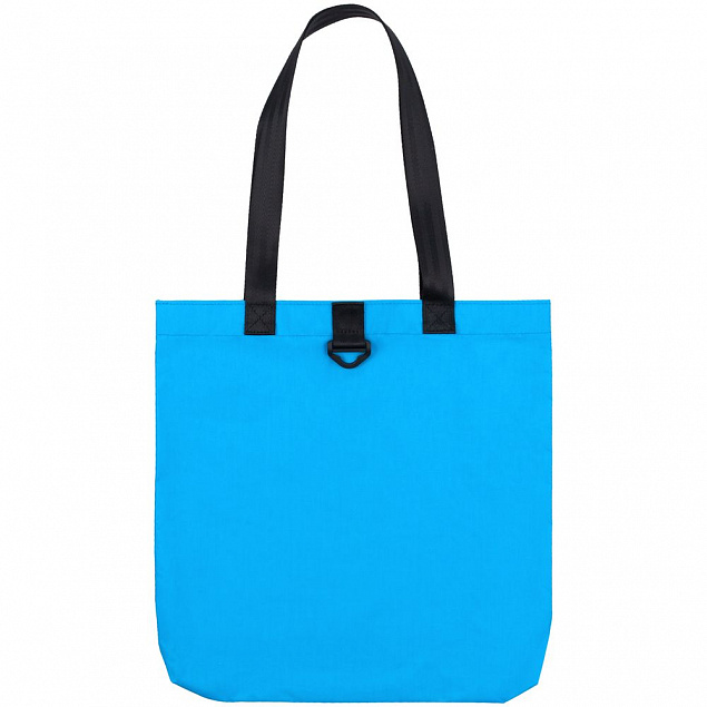 Шопер Manifest Color из светоотражающей ткани, синий с логотипом в Белгороде заказать по выгодной цене в кибермаркете AvroraStore